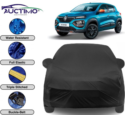AUCTIMO Car Cover For Renault Kwid (With Mirror Pockets)(Multicolor)