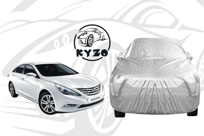 KYZO Car Cover For Hyundai Sonata (With Mirror Pockets)(Silver)