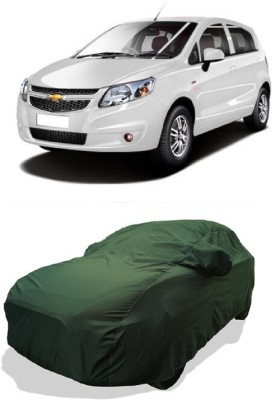 Coxtor Car Cover For Chevrolet Sail UVA (With Mirror Pockets)(Green)