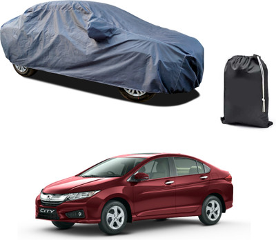 CODOKI Car Cover For Honda City i-Vtec (With Mirror Pockets)(Grey, For 2019, 2020, 2021, 2022, 2023 Models)