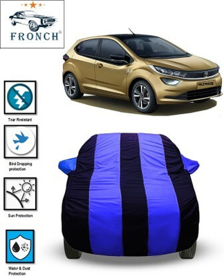 FRONCH Car Cover For Tata Altroz (With Mirror Pockets)(Blue)