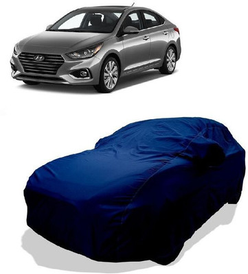 QLAX Car Cover For Maruti Accent (With Mirror Pockets)(Green)