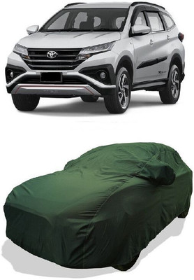 QLAX Car Cover For Maruti Rush (With Mirror Pockets)(Green)