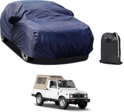 PAGORA Car Cover For Maruti Suzuki Gypsy (With Mirror Pockets)(Blue)