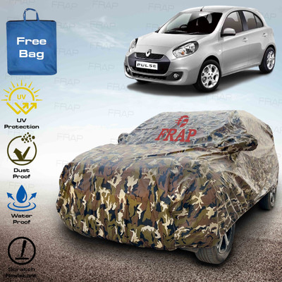 Frap Car Cover For Renault Pulse (With Mirror Pockets)(Multicolor, Red)