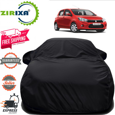 TGP GROUP Car Cover For Maruti Suzuki Celerio (With Mirror Pockets)(Black)