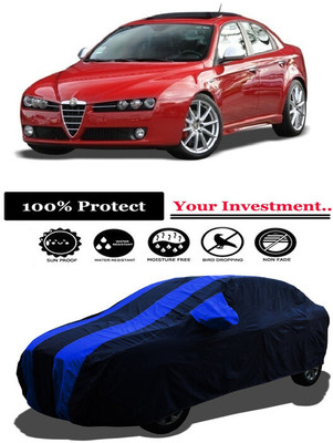 Amexride Car Cover For Alfa Romeo Sedan 159 1.9 JTD (With Mirror Pockets)(Multicolor)