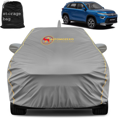 AUTOMOZEXO Car Cover For Toyota Urban Cruiser (With Mirror Pockets)(Grey)