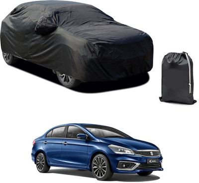 PAGORA Car Cover For Maruti Suzuki Ciaz (With Mirror Pockets)(Black)
