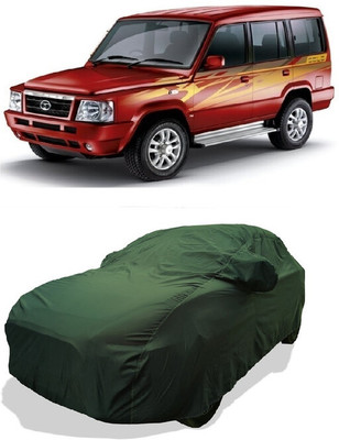 Coxtor Car Cover For Tata Sumo (With Mirror Pockets)(Green)