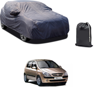 PAGORA Car Cover For Hyundai Getz Prime (With Mirror Pockets)(Grey)