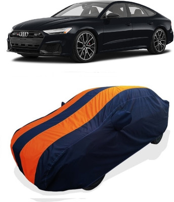Coxtor Car Cover For Audi S7 (With Mirror Pockets)(Orange)