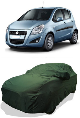 Coxtor Car Cover For Maruti Suzuki Ritz (With Mirror Pockets)(Green)