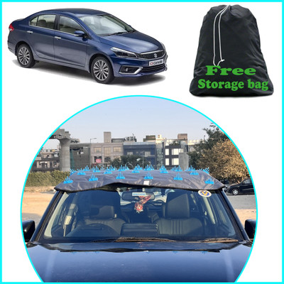 FAMEXON Car Cover For Maruti Ciaz (Without Mirror Pockets)(Grey)