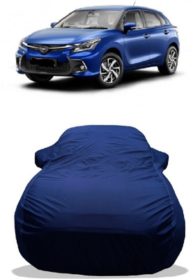 Wegather Car Cover For Toyota Glanza G Petrol (With Mirror Pockets)(Blue)