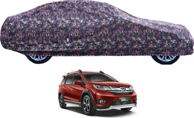 Auto Hub Car Cover For Honda BR-V (With Mirror Pockets)(Green)