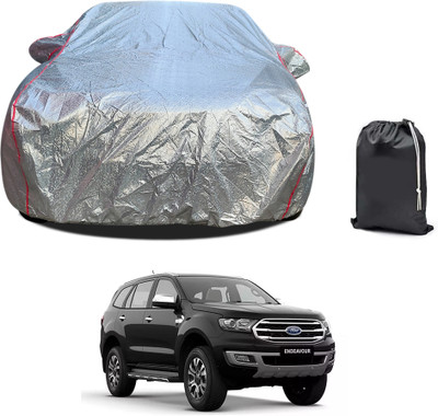 PAGORA Car Cover For Ford Endeavour (With Mirror Pockets)(Silver, For 2019, 2020, 2021, 2022, 2023 Models)