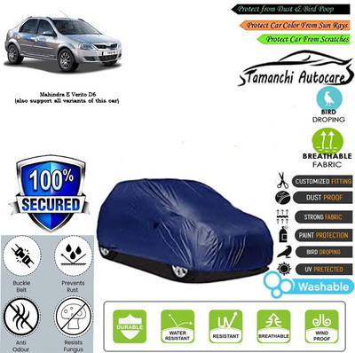 Tamanchi Autocare Car Cover For Mahindra E Verito D6(Blue)