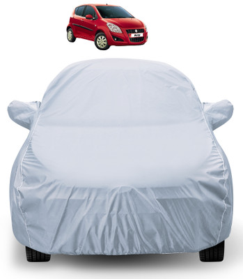 MOCKHE Car Cover For Maruti Ritz (With Mirror Pockets)(Silver)