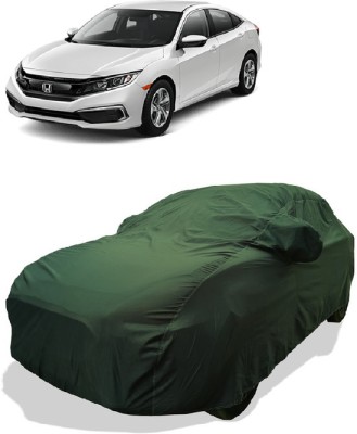 Coxtor Car Cover For Honda Civic (With Mirror Pockets)(Gold)