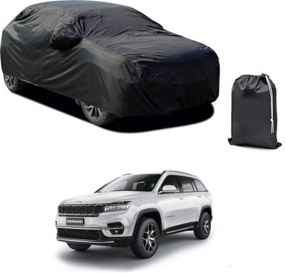 PAGORA Car Cover For Jeep Universal For SUV (With Mirror Pockets)(Black)