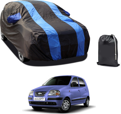 PAGORA Car Cover For Hyundai Santro Xing (With Mirror Pockets)(Blue)