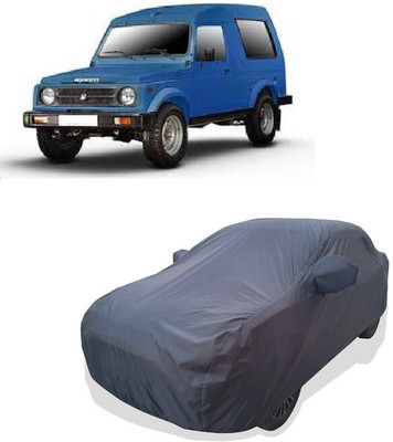 Tricway Car Cover For Maruti Suzuki Gypsy MG-410 (With Mirror Pockets)(Grey)