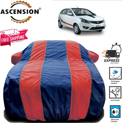 Ascension Car Cover For Tata Bolt (With Mirror Pockets)(Red, Blue)