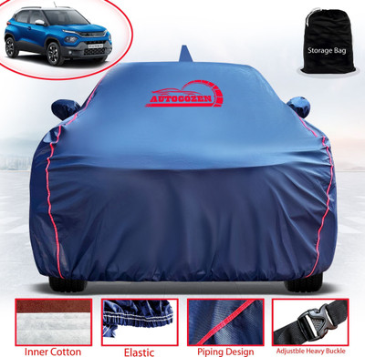 AUTOCOZEN WATERPROOF Car Cover For Tata Punch (With Mirror Pockets)(Blue)
