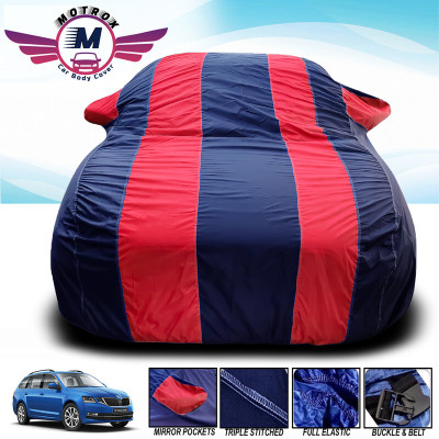 MoTRoX Car Cover For Hyundai Accent (With Mirror Pockets)(Red, Blue)