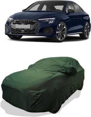 QLAX Car Cover For Maruti S3 (With Mirror Pockets)(Green)
