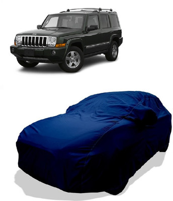 Coxtor Car Cover For Jeep Commander 2WD Disc Break (With Mirror Pockets)(Green)