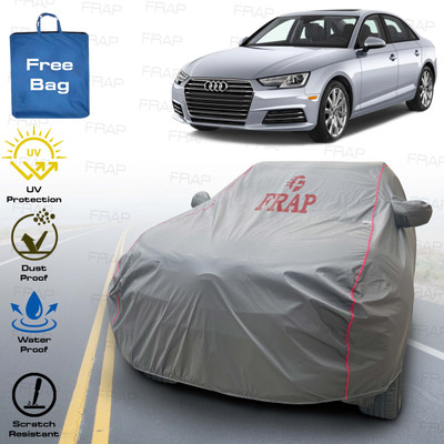 Frap Car Cover For Audi A4 (With Mirror Pockets)(Grey, Red)