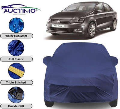 AUCTIMO Car Cover For Volkswagen Vento (With Mirror Pockets)(Multicolor)