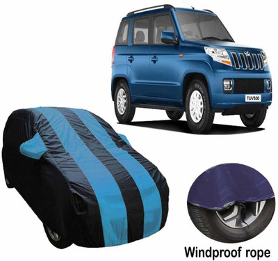 ABS AUTO TREND Car Cover For Mahindra TUV300 (With Mirror Pockets)(Blue)