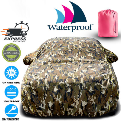 RWT Car Cover For Kia Stinger GT (With Mirror Pockets)(Multicolor)