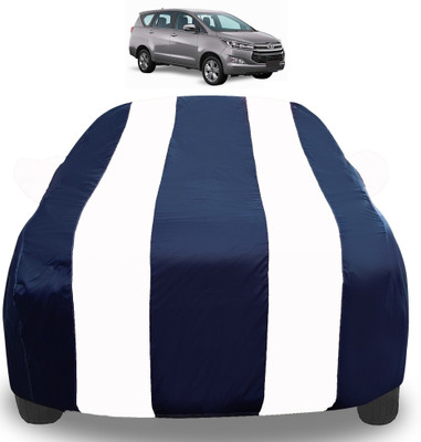 Auto Hub Car Cover For Toyota Innova Crysta (With Mirror Pockets)(White)