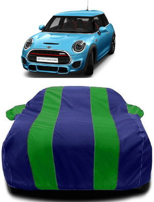 Autoprime Car Cover For Mini Cooper Cooper 3 Door John Cooper Works Petrol (With Mirror Pockets)(Green, Blue)