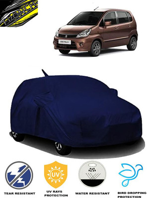 FRONCH Car Cover For Maruti Suzuki Zen Estilo, Zen Estillo LXI GREEN CNG (With Mirror Pockets)(Blue)