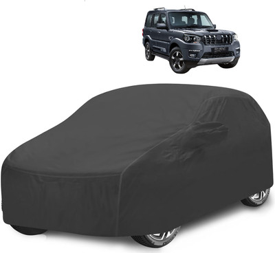 Caronix Car Cover For Mahindra Scorpio Classic (With Mirror Pockets)(Grey)