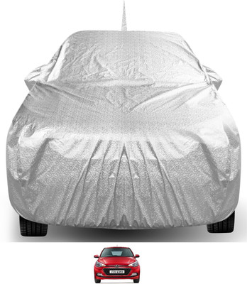 Auto Hub Car Cover For Hyundai Elite i20 (With Mirror Pockets)(Silver)