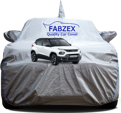 FABZEX Car Cover For Tata Punch (With Mirror Pockets)(Grey, For 2021, 2022, 2023, 2024 Models)