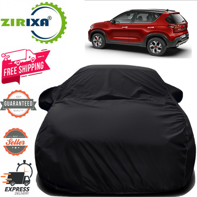 TGP GROUP Car Cover For Kia Sonet (With Mirror Pockets)(Black)
