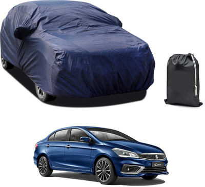 CODOKI Car Cover For Maruti Suzuki Ciaz (With Mirror Pockets)(Blue)