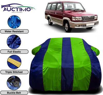 AUCTIMO Car Cover For Toyota Qualis (With Mirror Pockets)(Multicolor)