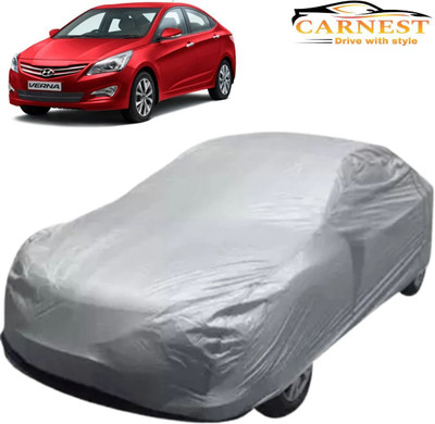 CARNEST Car Cover For Hyundai Fluidic Verna, Fluidic Verna 4S (Without Mirror Pockets)(Silver)