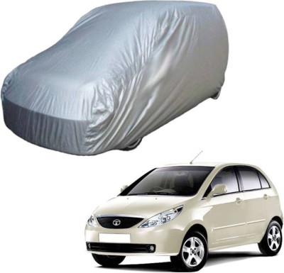 Neelkanth Sales Car Cover For Tata Indica Vista (With Mirror Pockets)(Silver, For 2016, 2017 Models)