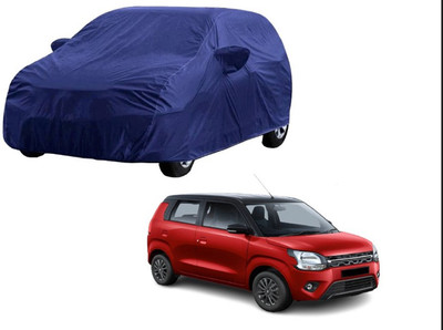 Yesmotive Car Cover For Fiat Punto Nsplit (With Mirror Pockets)(Blue, For 2020 Models)