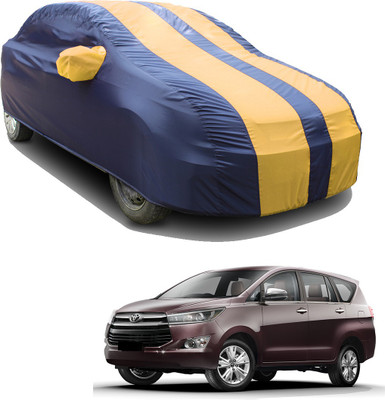 SS FOR YOUR SMART NEEDS Car Cover For Toyota Innova Crysta 2.4 G MT 8 STR Diesel (With Mirror Pockets)(Blue, Yellow)