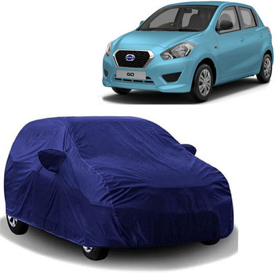 ABS AUTO TREND Car Cover For Datsun Datsun GO Datsun GO A Petrol (With Mirror Pockets)(Blue, For 2016, 2017, 2018, 2019, 2020, 2021 Models)